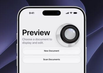 Interaktivní lupa v aplikaci Náhled na iPhonu s iOS 27