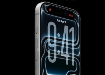 iPhone 18 Pro s očekávanou cenou a logem Applu