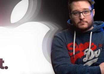 Jon Prosser a logo Applu před soudním sporem