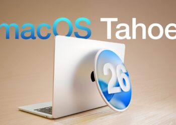 MacBook s macOS Tahoe při testování beta verze