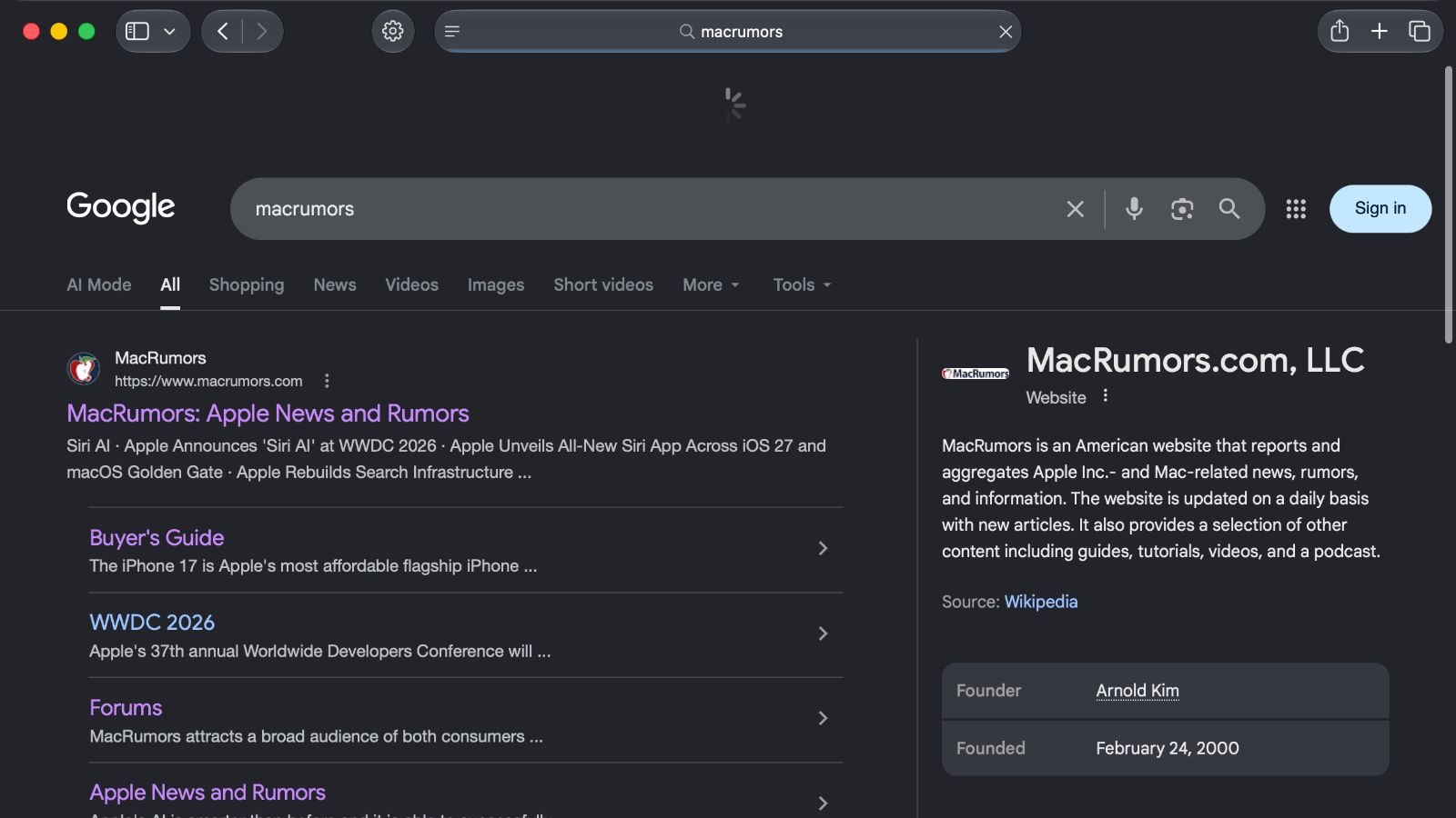 macOS 27 přidává gesto swipe down to refresh na Macu