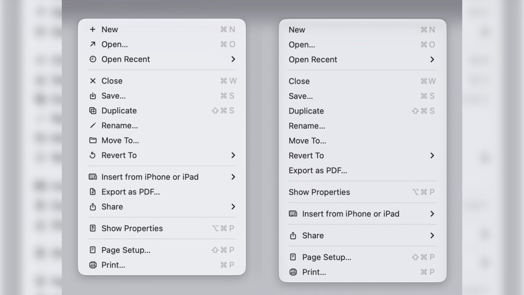 macOS 27 Golden Gate s čistším menu barem