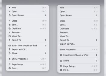 macOS 27 Golden Gate s čistším menu barem