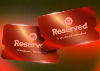 Spotify Reserved pro přednostní nákup koncertních vstupenek