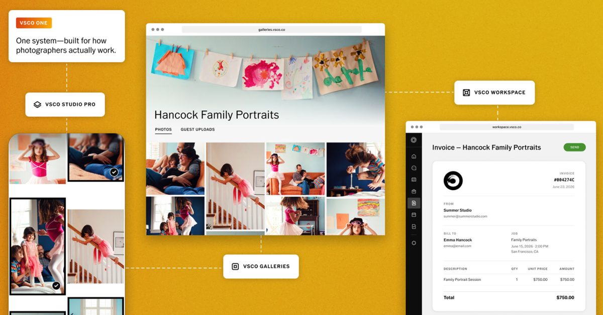 VSCO One pro profesionální fotografy