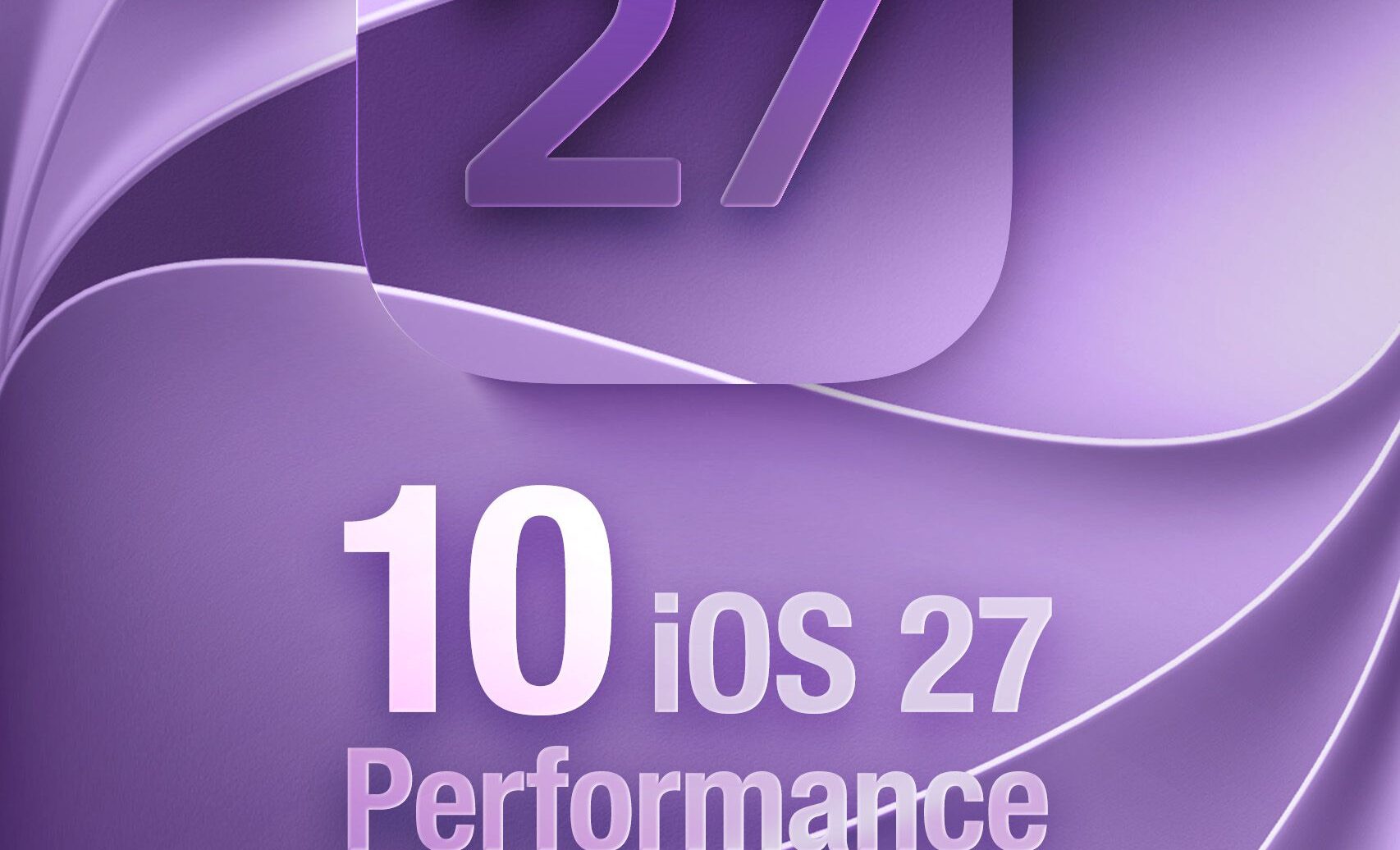 iPhone s iOS 27 a důrazem na rychlejší systém