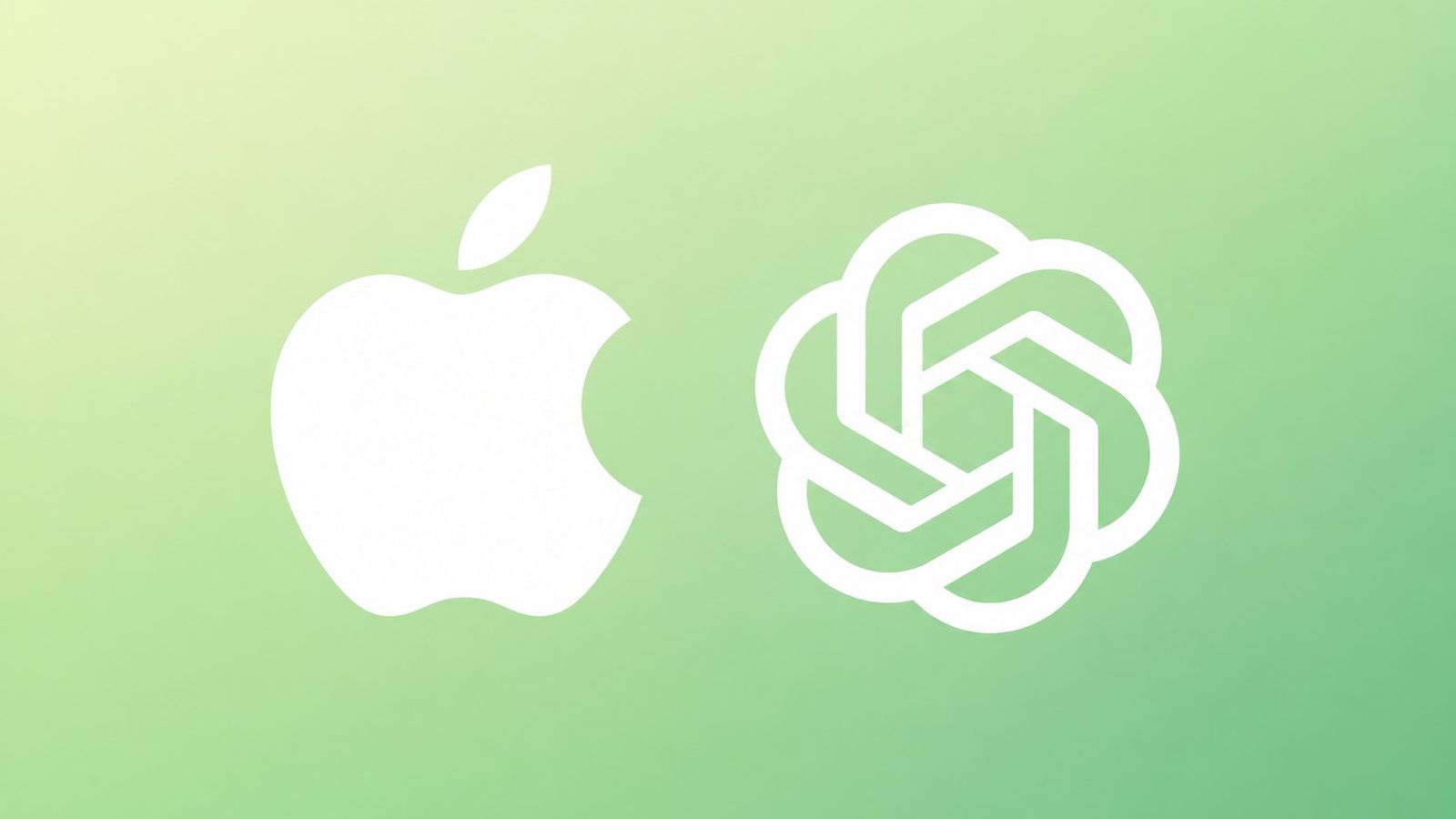 Logo OpenAI a Apple vedle sebe při právním sporu