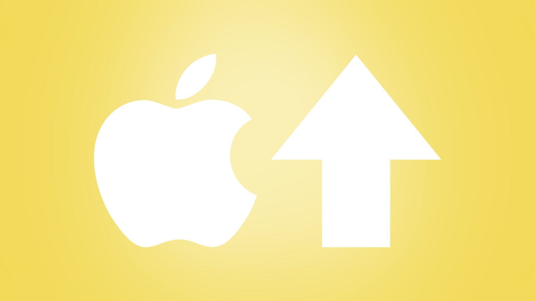 Logo Apple Music a ikona iCloud+ na bílém pozadí