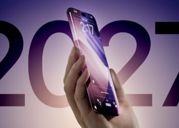 Koncept iPhonu s celoskleněným designem