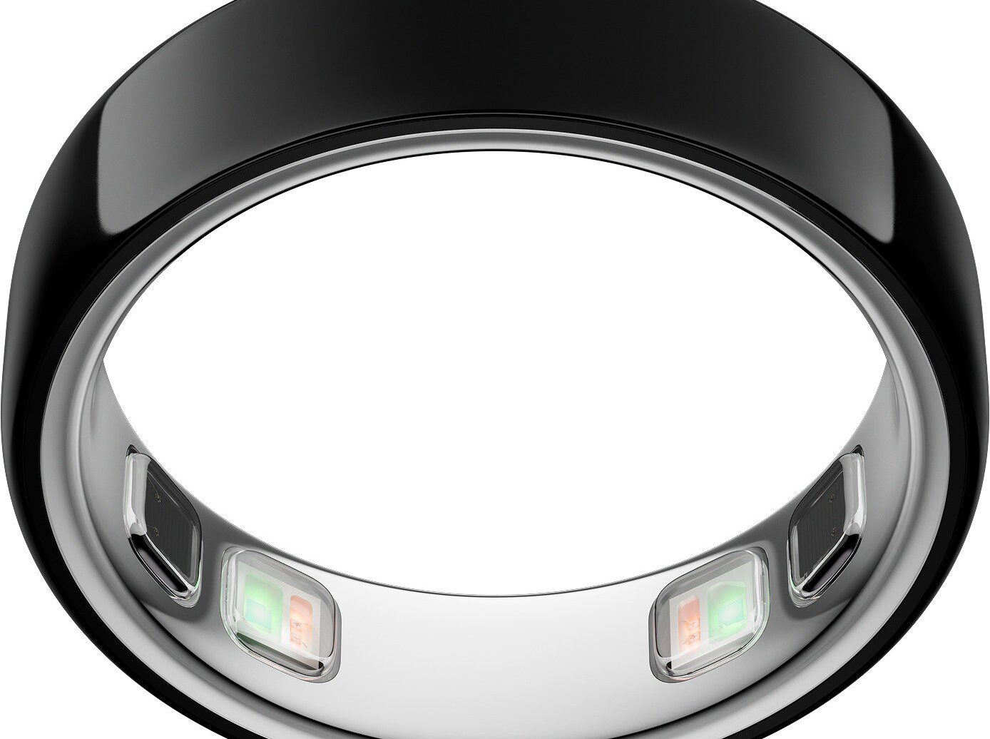 Oura Ring 5 na černém pozadí