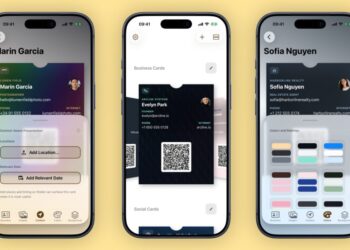 Passable v Apple Wallet pro sdílení kontaktů a odkazů