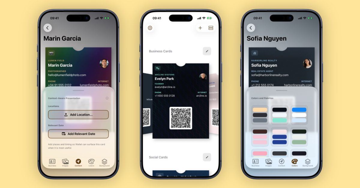 Passable v Apple Wallet pro sdílení kontaktů a odkazů