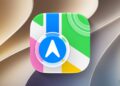 Apple Maps na displeji vozu Ford