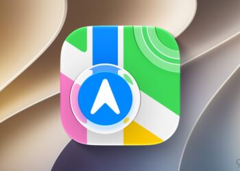 Apple Maps na displeji vozu Ford