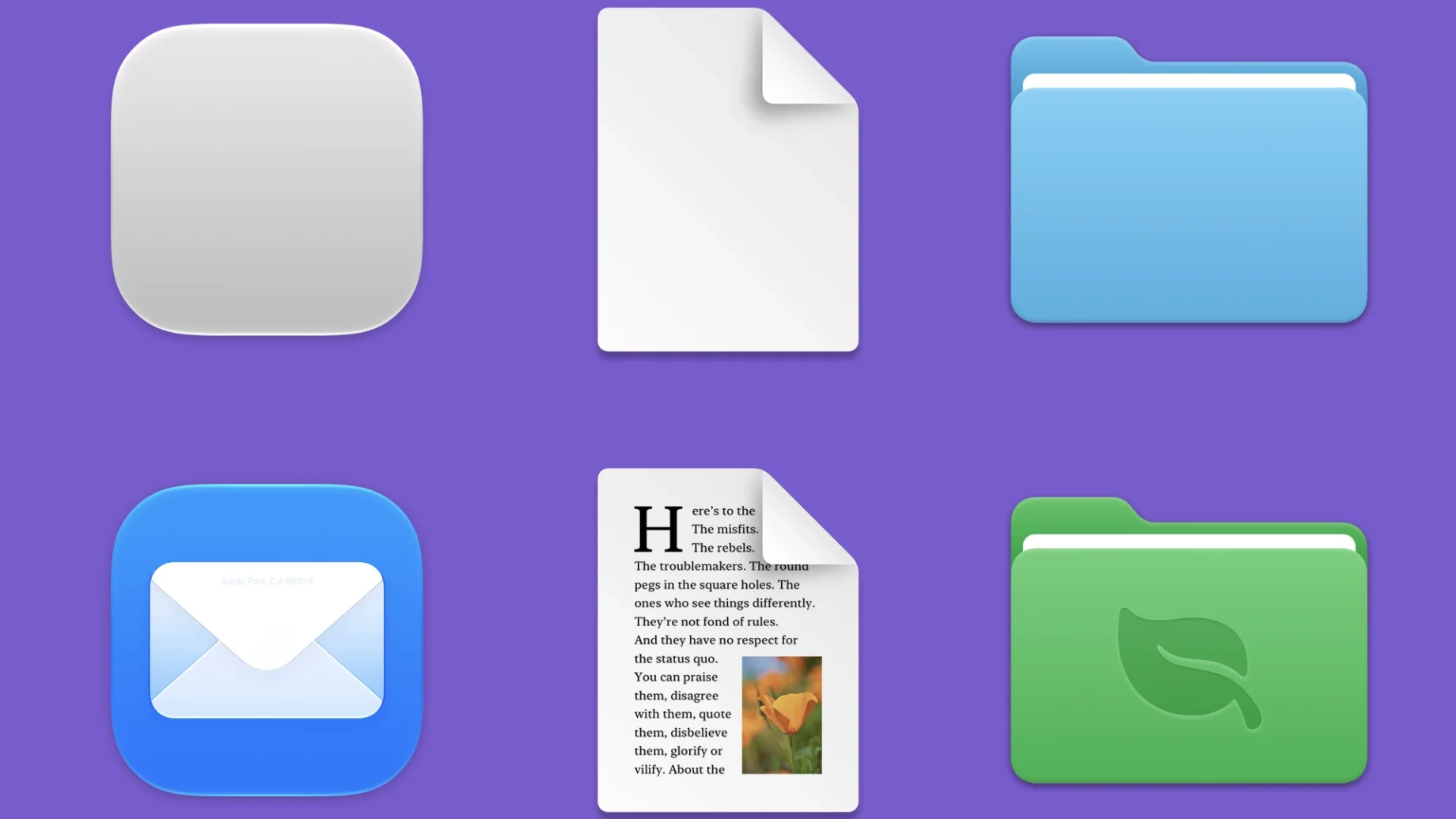 Zaoblené ikony aplikací v macOS Tahoe na Macu
