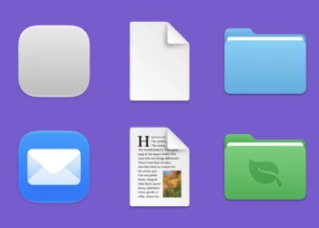 Zaoblené ikony aplikací v macOS Tahoe na Macu