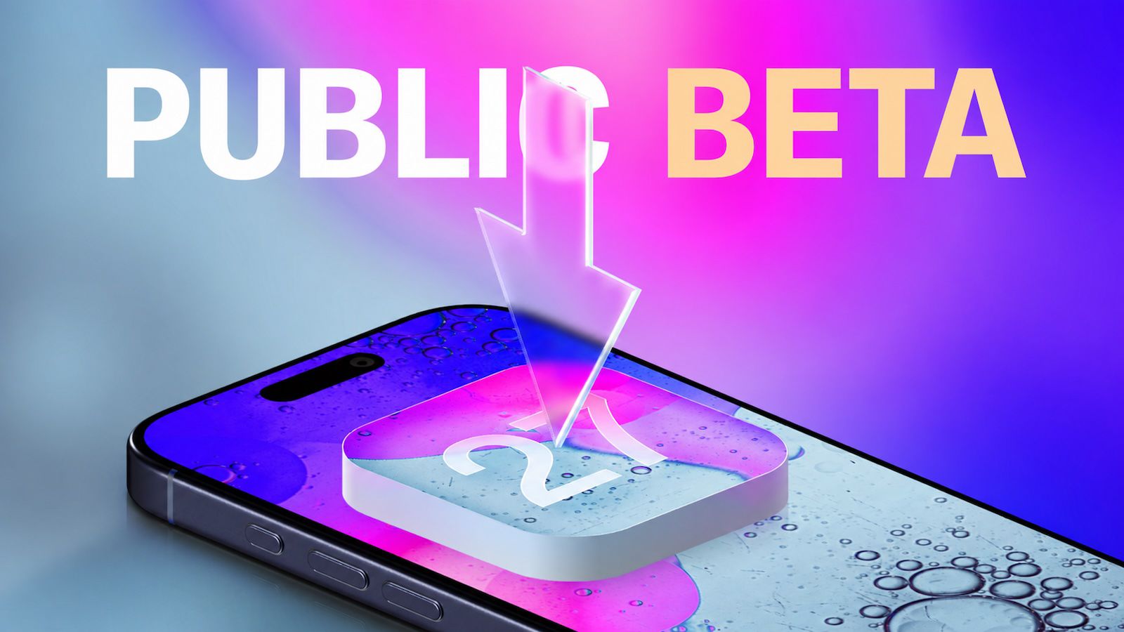 iPhone s nabídkou veřejné bety iOS 27
