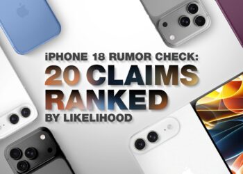 Koncept iPhonu 18 s větším fotoaparátem a skládacím modelem