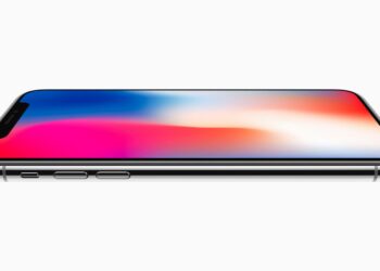 Skládací iPhone od Applu s logem Apple