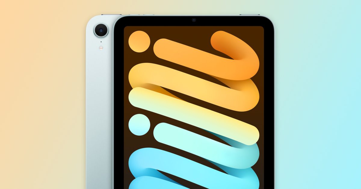 iPad mini s OLED displejem na stole