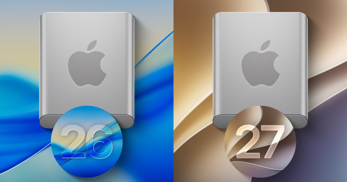 macOS Golden Gate a Tahoe na Macu vedle sebe