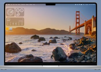 Nové tapety Golden Gate v macOS 27 na Macu