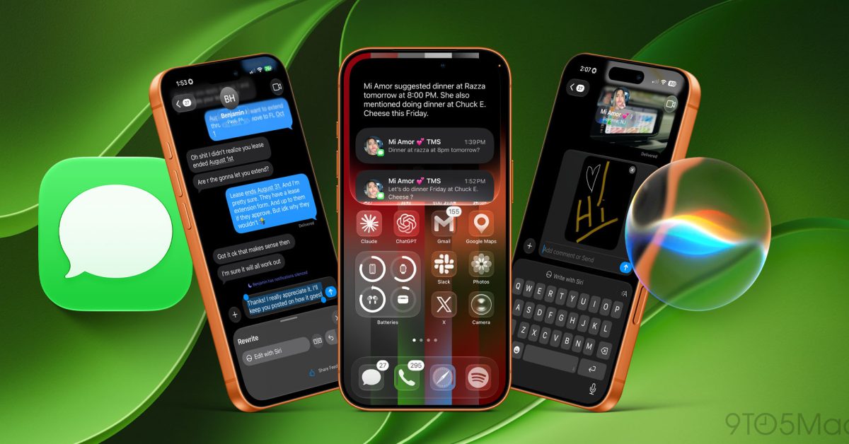 Aplikace Zprávy v iOS 27 na iPhonu