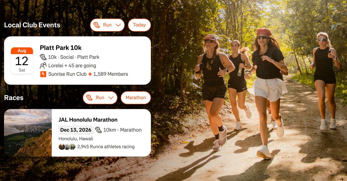 Nová záložka Events ve Stravě pro závody a group runy