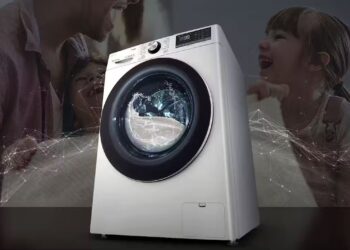 Pračka LG FLR5A82WW v bílé barvě