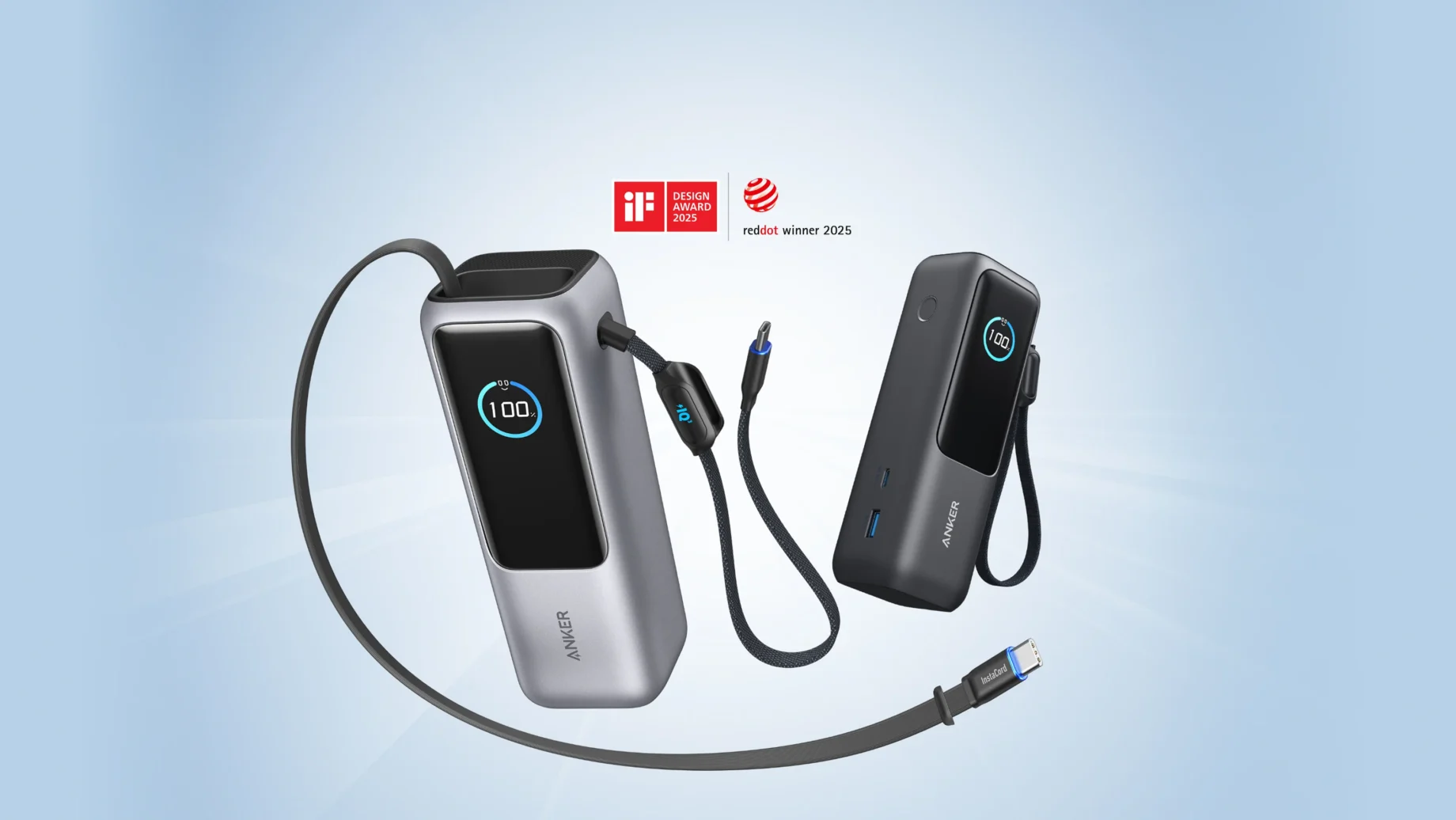 Anker Power Bank 25K černá powerbanka s USB-C kabelem