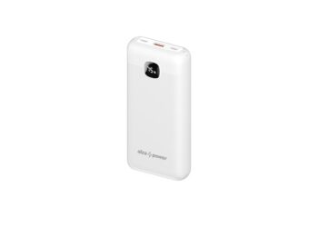 Bílá powerbanka AlzaPower Garnet 20000mAh