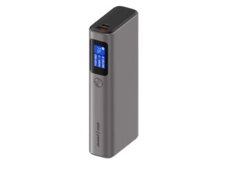 Stříbrná powerbanka AlzaPower Vision 20000mAh