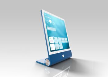 Koncept Apple Home Hubu s přepínáním profilů