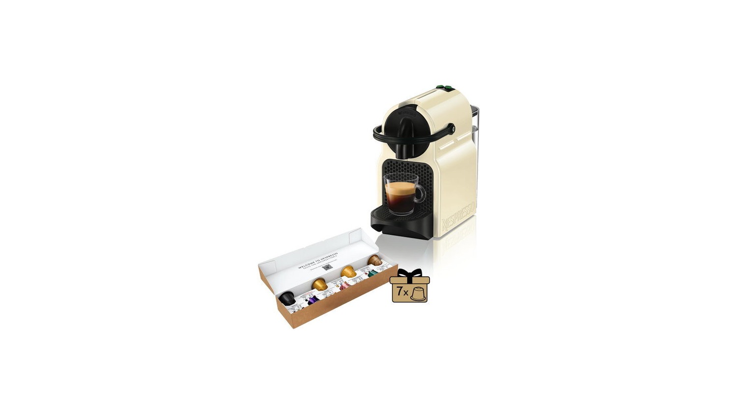 Kapslový kávovar Nespresso De'Longhi Inissia Creamy White
