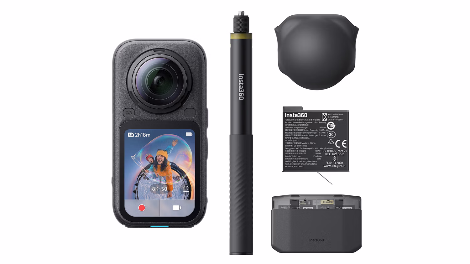 Insta360 X6 Essentials Bundle v černém provedení