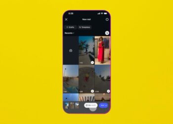 Instagram na iPhonu s funkcí automatického střihu Reels