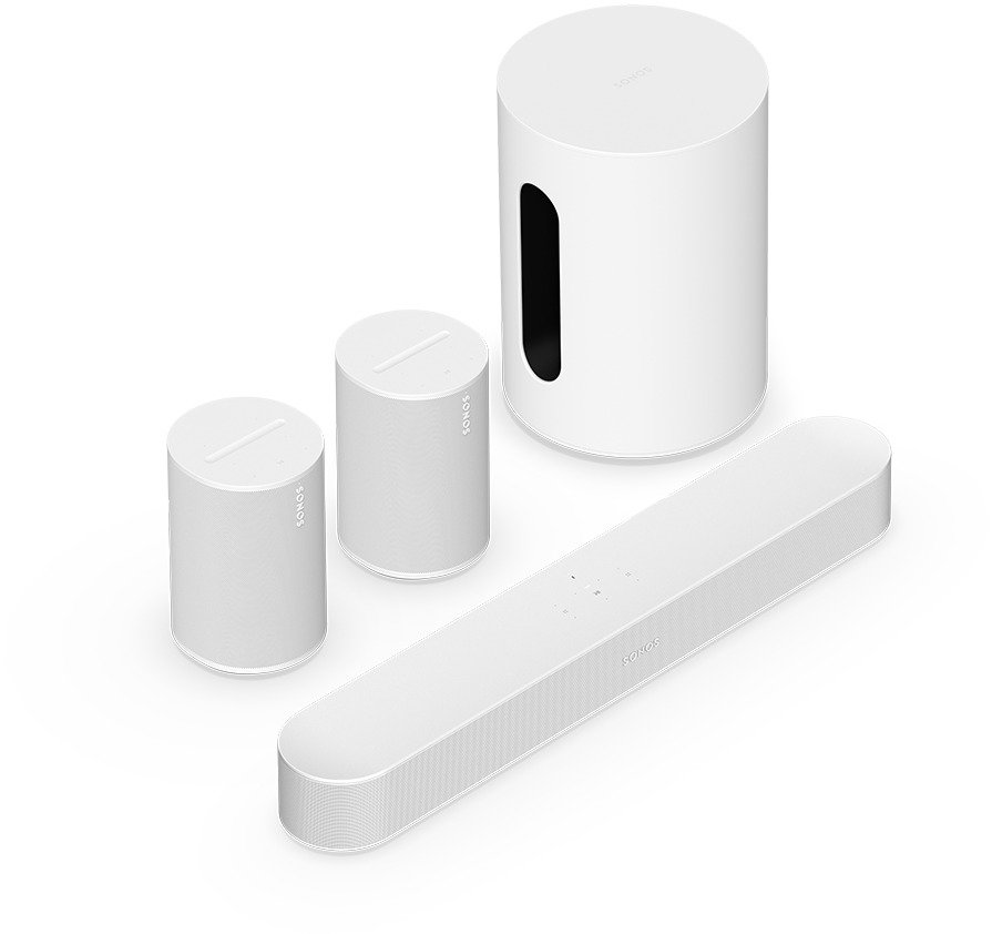SONOS Home Cinema set v bílé barvě