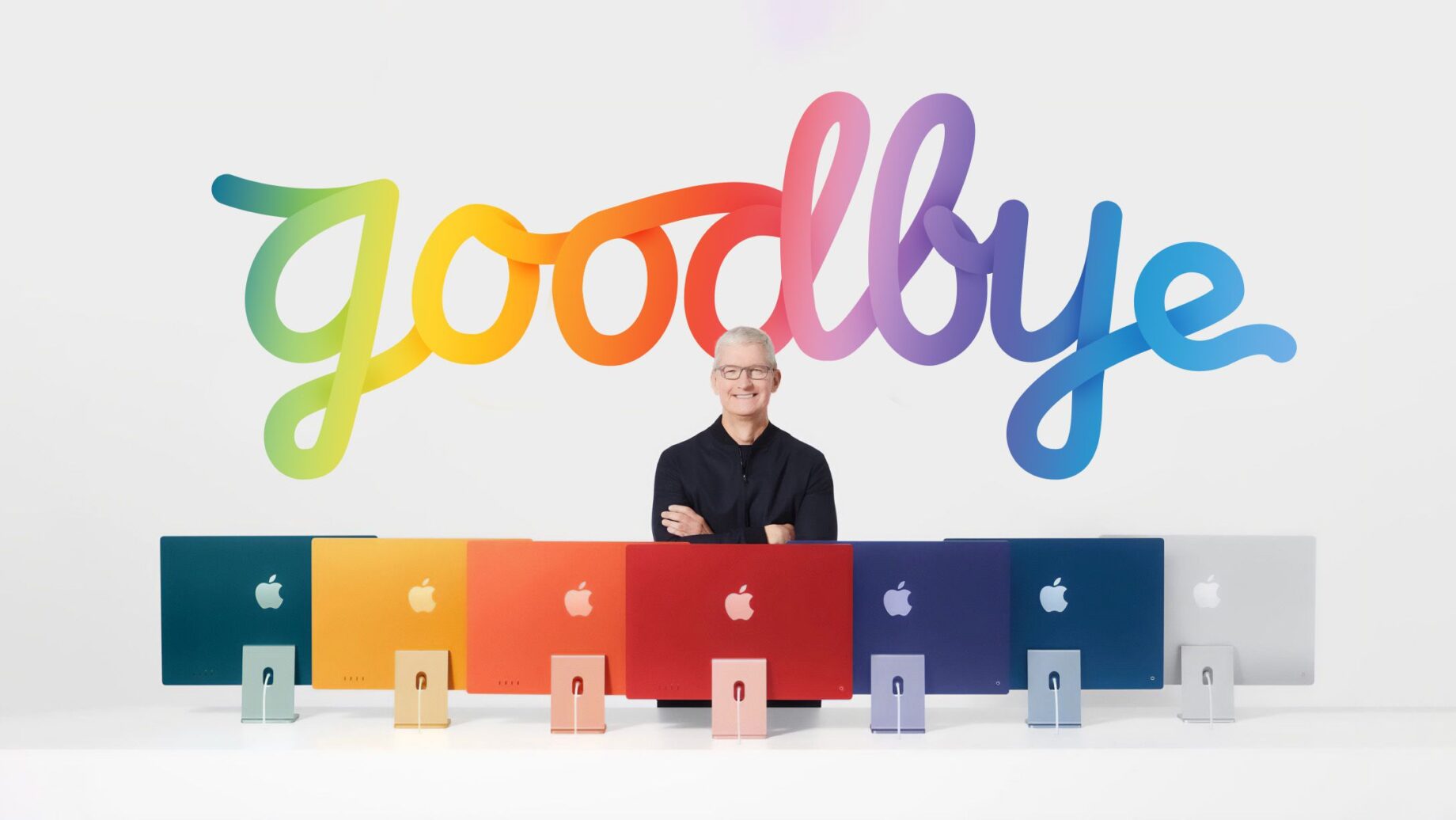 Tim Cook při loučení s funkcí CEO Applu