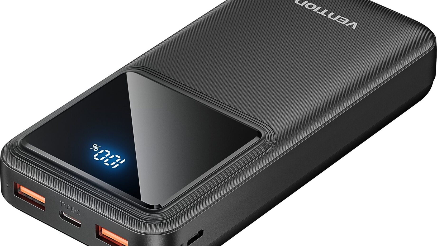 Powerbanka Vention 20000mAh 22.5W v černém provedení