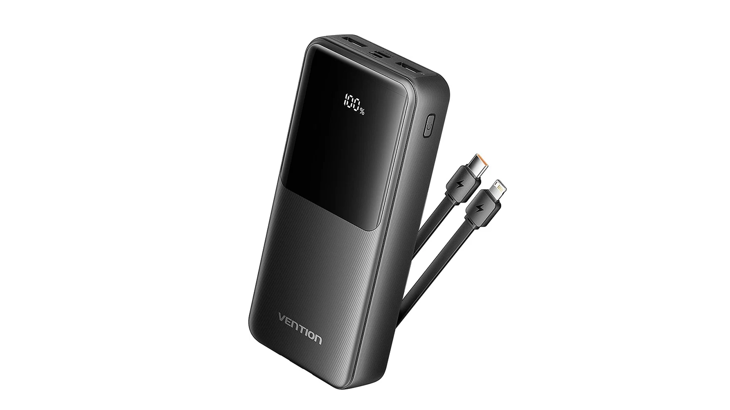 Černá powerbanka Vention 20 000 mAh s displejem