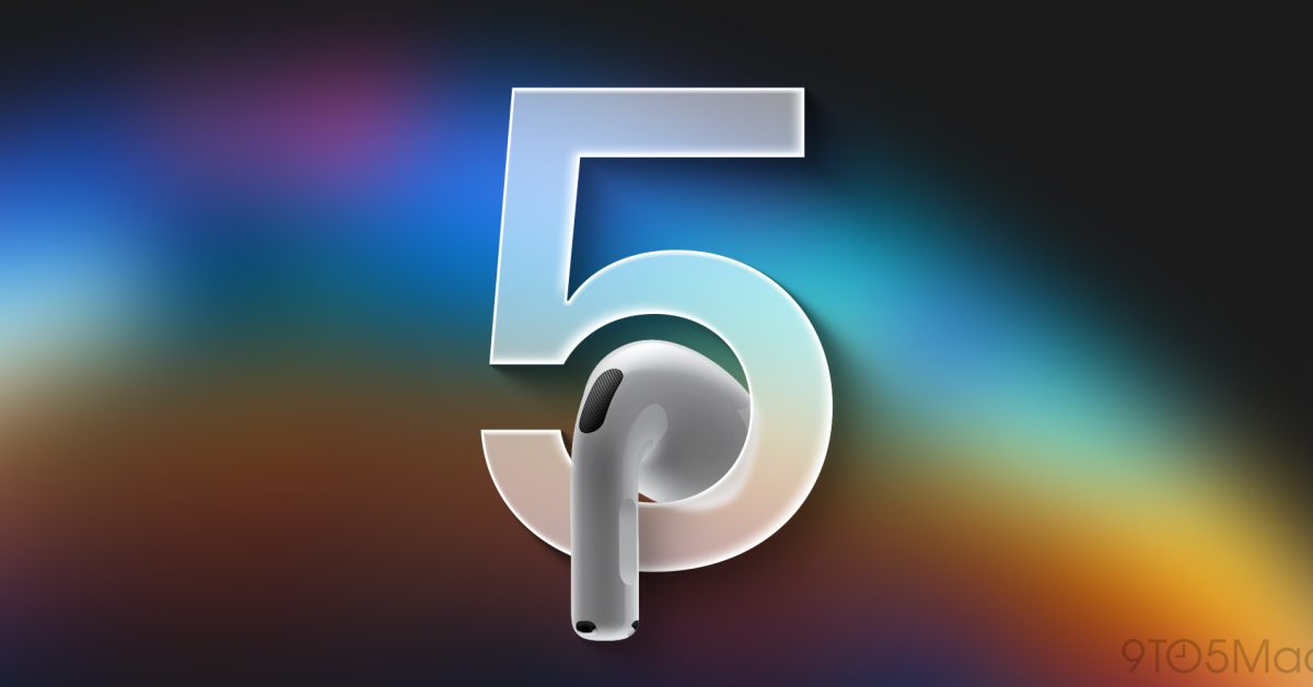 Bezdrátová sluchátka AirPods na stole