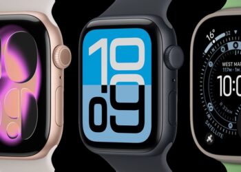 Apple Watch na obrazovce s kompatibilitou watchOS 27
