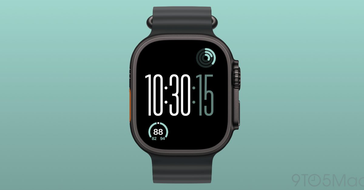 Ciferník Modular Ultra na Apple Watch Ultra