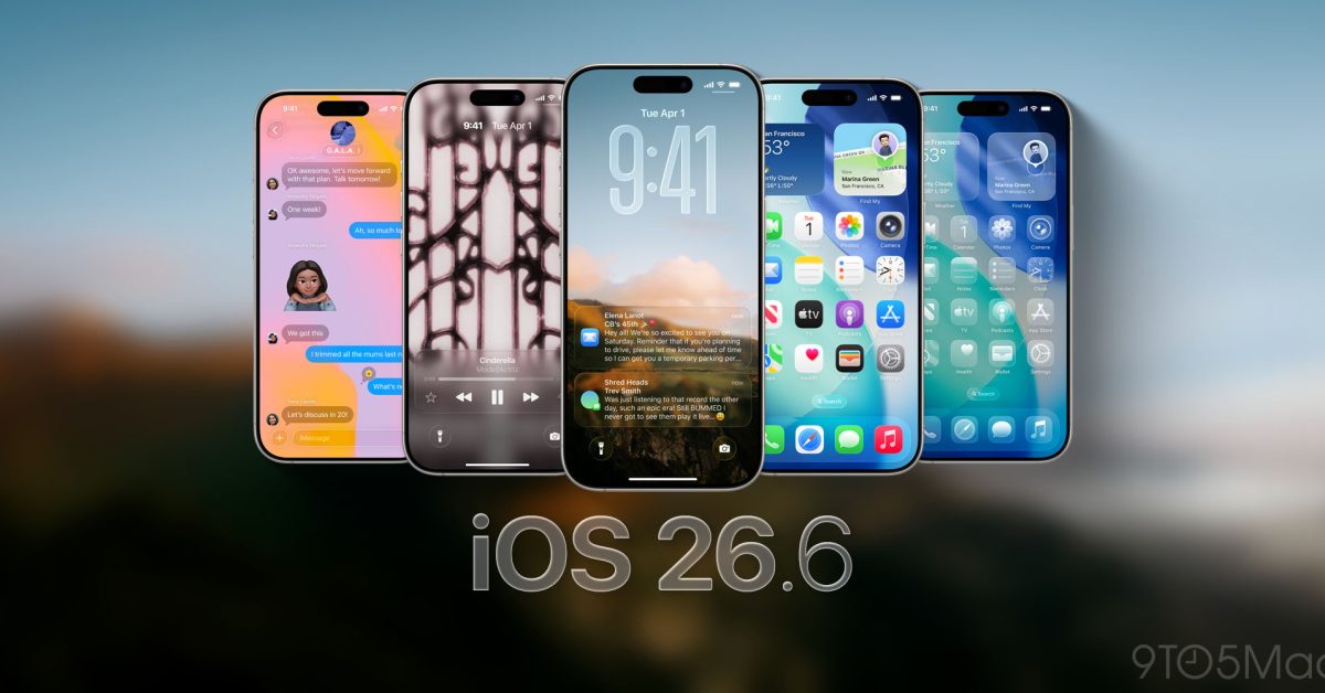 iPhone s aktualizací iOS 26.6.1 v Nastavení