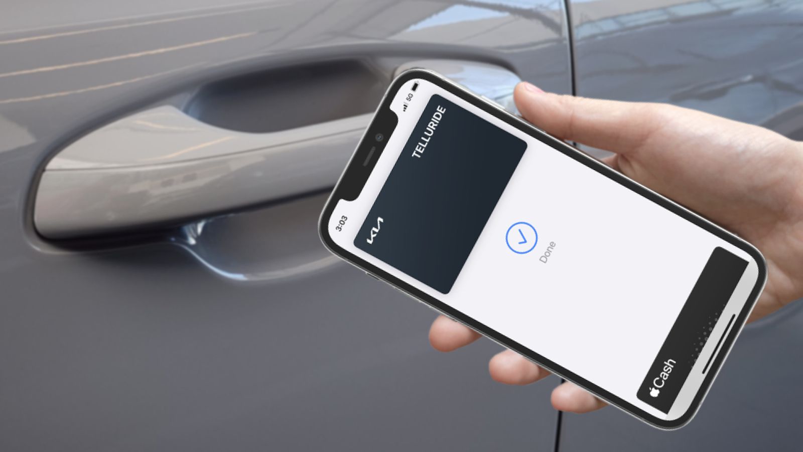 iPhone jako digitální klíč od auta MG