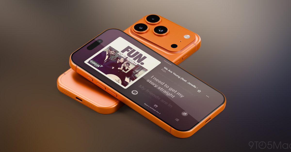 iPhone v režimu na šířku s iOS 27