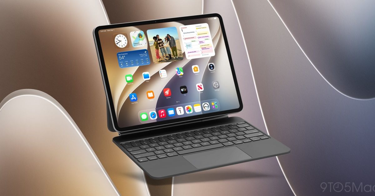 iPad s iPadOS 27 a trvale viditelným menu barem