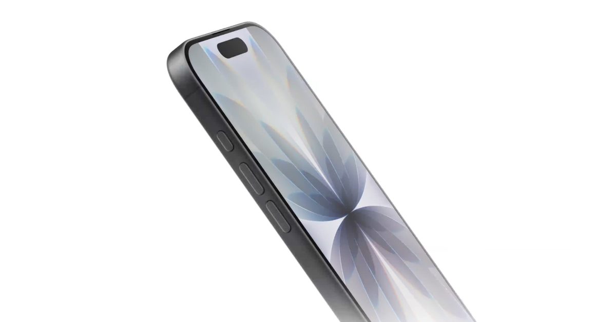 Renders nebo ilustrace základního iPhonu 18