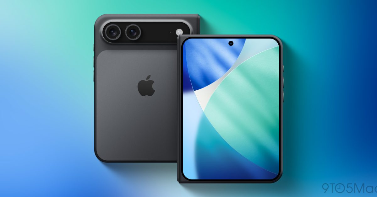 Představa skládacího iPhonu Apple