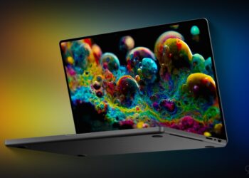 Koncept MacBooku Ultra s OLED displejem